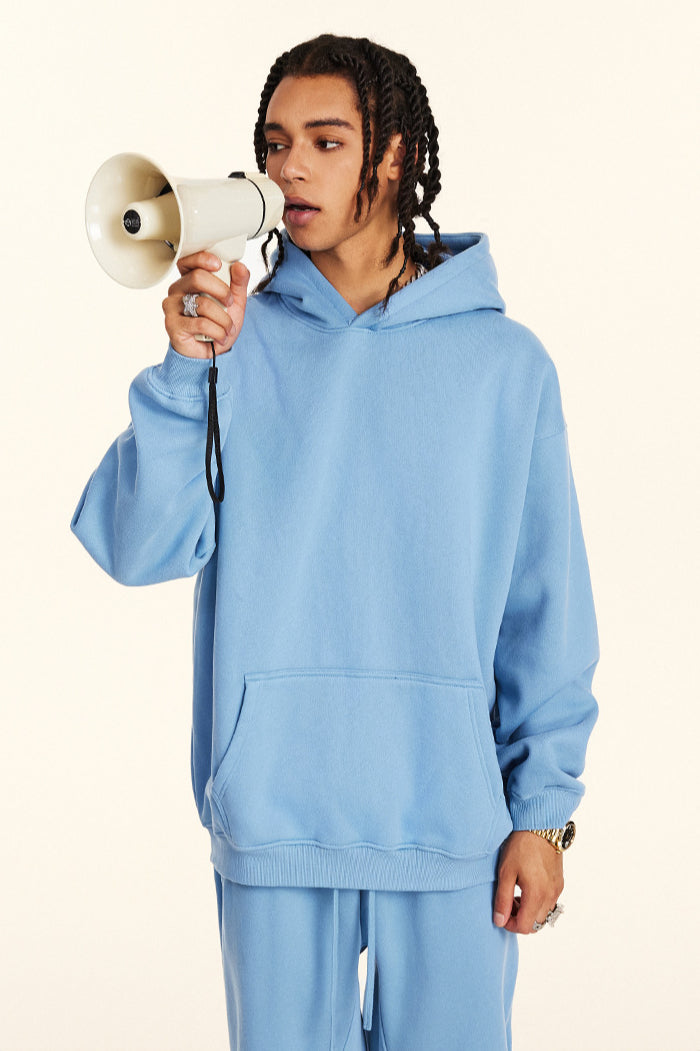 Oversize Hoodie Kapuzenpullover Sweatshirt Bequem Lang Modisch