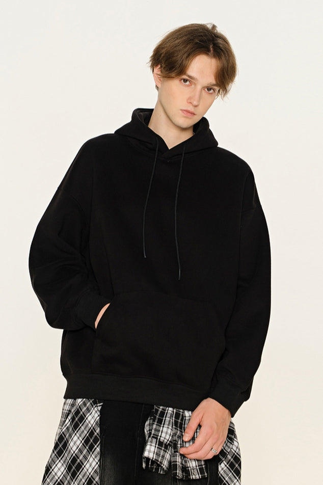 Oversize Hoodie Damen Linien Unisex Komfort Kapuzenpullover