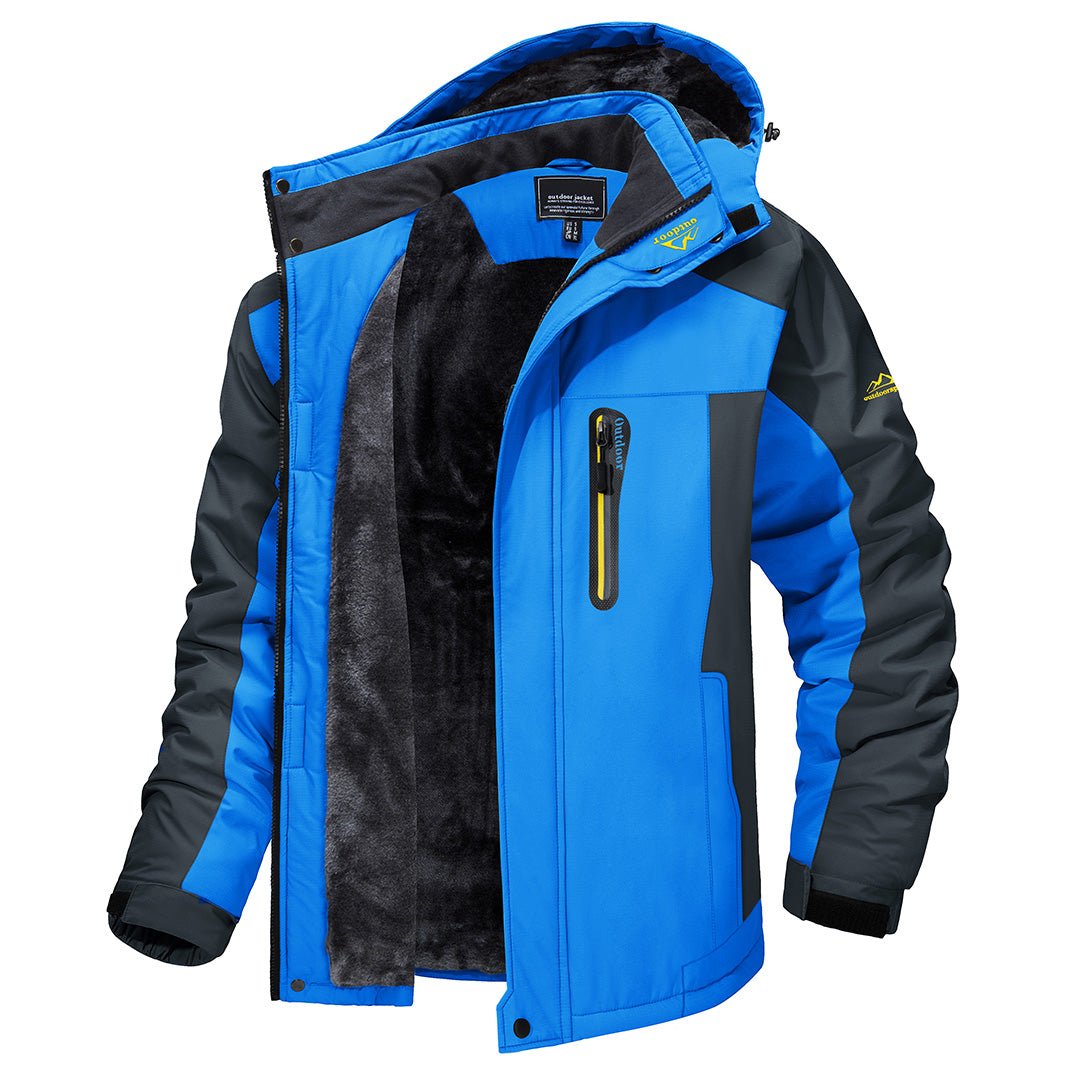 Outdoor Waterproof Insulated Fleece Lining Jacket