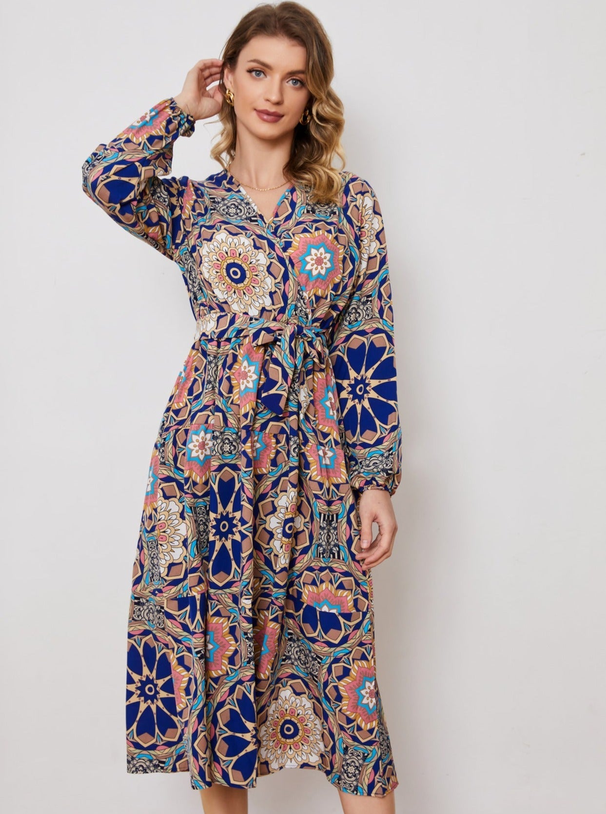 Bohemian Floral Printed Sundress