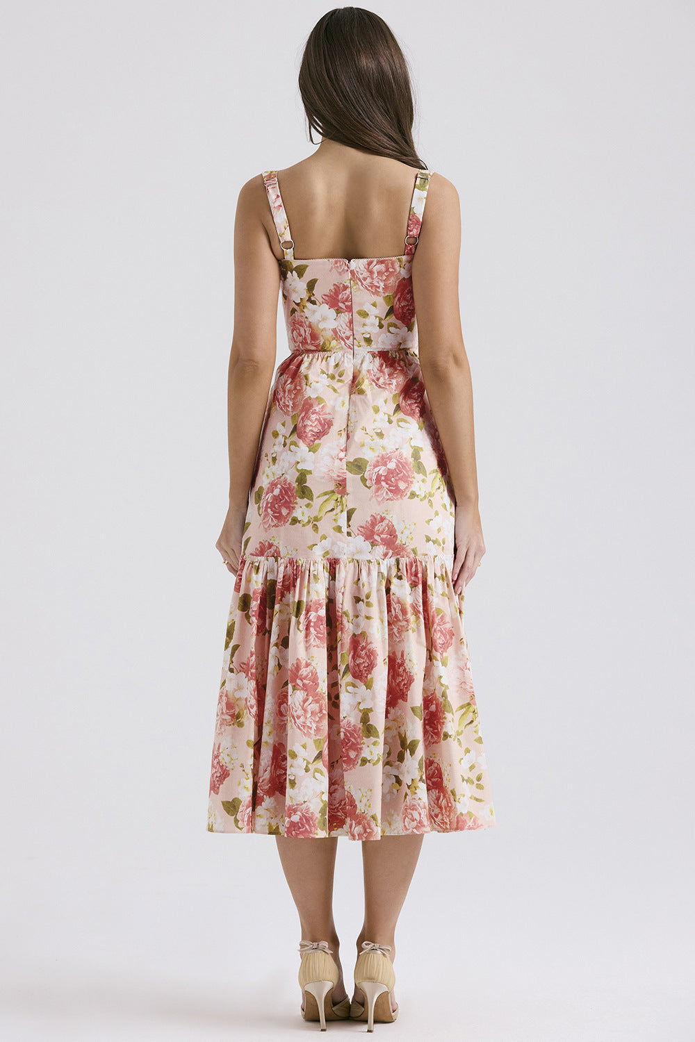 Floral Printed Sleeveless Sundress